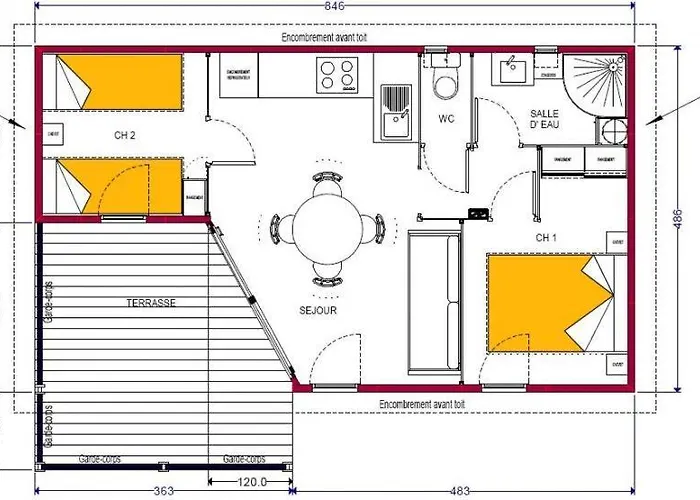 בית נופש Le Saumon